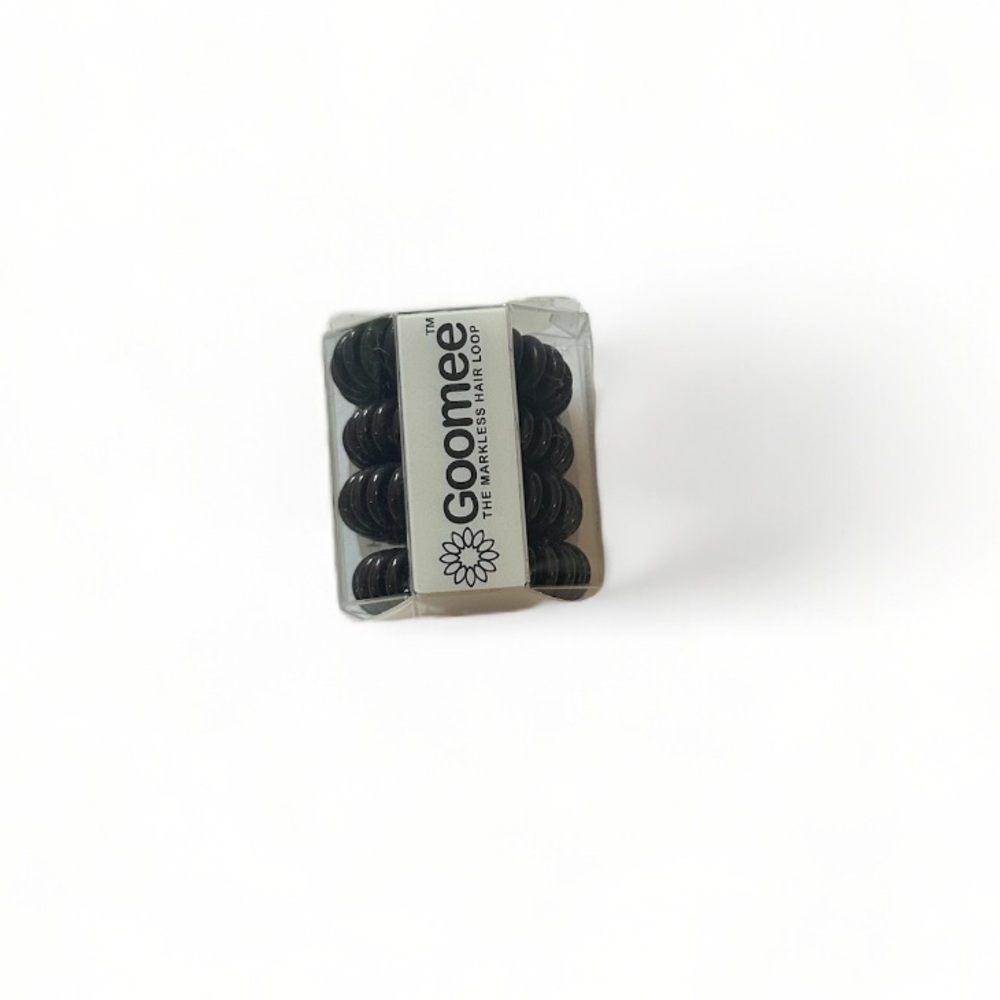 NWT Goomee Original The Markless Hair Tie COCO BROWN Pack of 4 Strong Hold